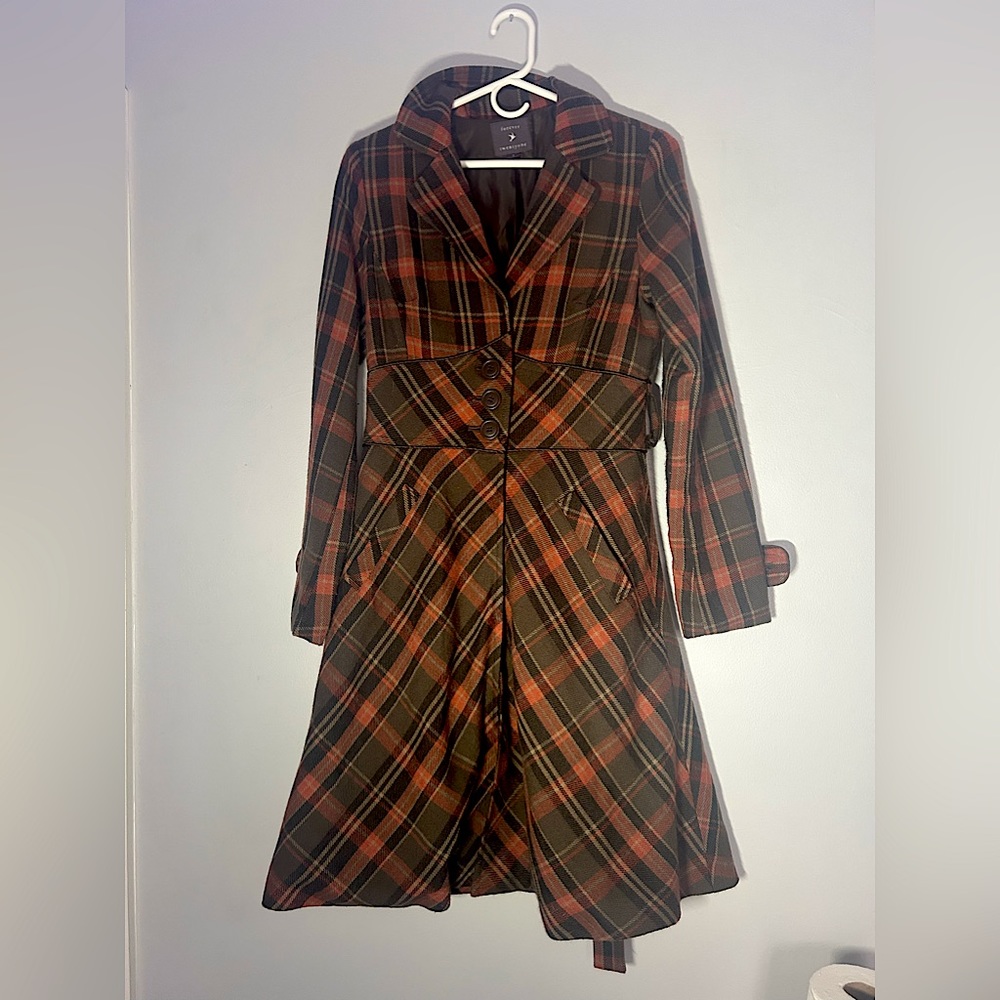 VINTAGE forever 21 beautiful autumn trenchcoat small w: waistband